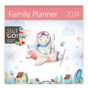 Plánovací kalendár Family Planner 2024