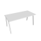 Pracovný stôl UNI A, 160x75,5x80 cm, biela/biela