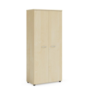 Šatníková skriňa BASIC s výsuvným vešiakom, so zámkom, 80x40x182,1cm, breza