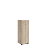 Policová skriňa BASIC, pravé dvere so zámkom, 40x40x111,7cm, dub Somona