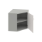 Policová skriňa Strong P, 80x76,8x40 cm, biela/sivá