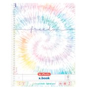 Blok poznámkový Herlitz A4, 80 listov, linajkový, New Batik Freedom