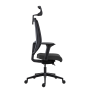 Kancelárska stolička LAPEL Alu PDH, podrúčky, BN6 antracit