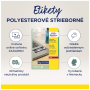 Etikety polyesterové veľmi odolné 96x50,8mm Avery A4 strieborné 20 hárkov