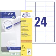 Etikety univerzálne 64,6x33,8mm Avery A4 100 hárkov