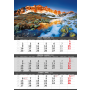Nástenný kalendár 3-mesačný Hory 31,5 x 45 cm 2026