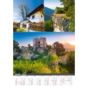Nástenný kalendár Pohľadnice zo Slovenska 2023