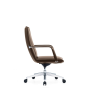 Kancelárske kreslo Carlo Conference, hnedé