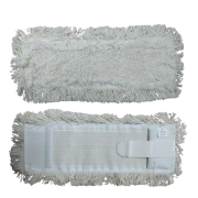 Mop 40 cm smyčka + prestrih Klaro - biely jazyk