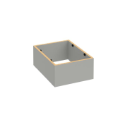 Sokel pod kontajner Hobis, sivý/sivý