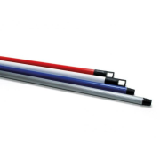 Rúčka plastová 120 cm, priemer 21 mm, MIX farieb