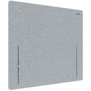 Paraván k stolu Leitz 70x80cm, sivý