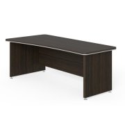 Pracovný stôl Lenza Wels, zúžený vpravo, 200x76,2x100/78cm, wenge