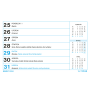 Kalendár stolový týždenný 20x14cm 2024