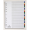 Plastový rozraďovač DURABLE 20-dielny farebný