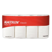 Toaletný papier 2-vrstvový KATRIN Classic Toilet 200, návin 23,4 m (8 ks)